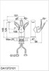 DK Смеситель для раковины Rhein.Eucharius DA1372101 DA1372101