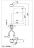 DK Смеситель высокий для раковины Rhein.Marx DA1392001 DA1392001