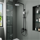 DK Душевая система D&K Bayern.M?nchen DA1563705B18 черный DA1563705B18