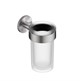 ABBER Стакан для зубных щеток с держателем Pol 316 AA1960BST брашированная сталь AA1960BST