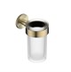 ABBER Стакан для зубных щеток с держателем Pol 316 AA1960BG брашированное светлое золото AA1960BG