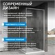ABBER Schwarzer Diamant Душевой уголок квадратный двери раздвижные размер 90x90 см, профиль - хром / стекло - прозрачное AG0A090