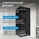 ABBER Schwarzer Diamant Душевой уголок квадратный двери раздвижные размер 90x90 см, профиль - черный / стекло - тонированное AG02090BDTH