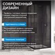 ABBER Schwarzer Diamant Душевой уголок квадратный двери раздвижные размер 100x100 см, профиль - черный / стекло - тонированное AG02100BDTH