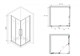 ABBER Schwarzer Diamant Душевой уголок квадратный двери раздвижные размер 100x100 см, профиль - черный / стекло - тонированное AG02100BDTH