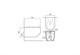 AQUATEK SET ЕВРОПА T-17-KDI14 (рама INS-0000017 +клавиша KDI-0000014 +крепеж KKI-0000002 +унитаз ЕВРОПА AQ1900T-00 с тонким сиденьем sc) SET AQUATEK ЕВРОПА T-17-KDI14