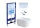 AQUATEK SET ПОЛАРИС (рама Standard INS-0000012+унитаз ПОЛАРИС AQ0700-01 с тонким сиденьем soft-close+ крепеж KKI-0000002 +панель KDI-0000021) SET AQUATEK ПОЛАРИС-01-021 4в1