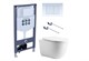 AQUATEK SET КЛАССИК cm-INS23-009 4в1 (рама INS-0000023 +крепеж KKI-0000001 +кнопка KDI-0000009 +унитаз AQ1112-00 с крышкой sc) SET КЛАССИК cm-INS23-009 4в1