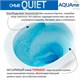 AQUAme Унитаз подвесной с сиденьем SoftClose, смыв QUIET, скрытый крепеж. 520x365x360 AQM2002LPRO