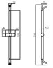 CREAVIT Душевая стойка с ручным душем SH493S SH493S