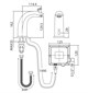 CREAVIT Кран для раковины сенсорный хол.вод. ES2200. ES2200