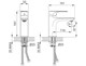 CREAVIT Cмеситель для раковины FAYE FY1500 FY1500