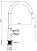 CREAVIT Cмеситель для кухни ALFA AL8500S AL8500S