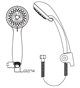 CREAVIT Душевой гарнитур SH116 SH116