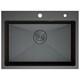 DK Кухонная мойка нержавеющая сталь графит (S605006) DKS605006