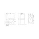 DK Унитаз-компакт безободковый торнадо Grimm 700*390*880мм (DT1387516) DT1387516