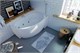 AQUATEK Акриловая ванна Бетта 160 левая, без каркаса, без экрана, без гидромассажа BET160-0000169
