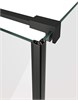 RAVAK COSD1-90 черный + Транспарент Душевые двери распашные X0VV70300Z1