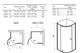 RAVAK Nexty Душевой уголок четверть круга размер 80x80 см двери Распашные, профиль - белый / стекло - прозрачное 3O644100Z1