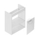 RAVAK Chrome II Тумба под умывальник подвесная ширина 40 см, белый X000001750