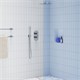RAVAK Смеситель скрытого монтажа термостатический Espirit ES 063.00CR.O2.RB07C, с переключателем ванна/душ, для R-box, хром X070206