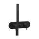 RAVAK Смеситель скрытого монтажа Espirit ES 068.20BLM.O3.RB07D.+S, с переключателем ванна/душ, для R-Box, черный матовый X070282