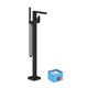 RAVAK Смеситель напольный для ванны CR 080.20BL черный + нужен R-Box (X070427) X070434