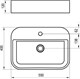 RAVAK Умывальник Ceramic Slim Shelf R XJX01155005