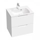 RAVAK Умывальник CLASSIC II SLIM 600 белый с отверстиями XJX01160004