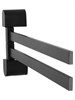 WONZON & WOGHAND Полотенцедержатель поворотный CARBON, Черный (WW-7731) WW-7731