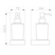 WONZON & WOGHAND Дозатор мыла LOTTE, Хром (WW-8333) WW-8333
