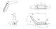 WONZON & WOGHAND Крючок для ванной , Брашированный никель (WW-V4301-BR) WW-V4301-BR