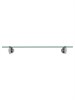 WONZON & WOGHAND Стеклянная полка для ванной SIMPLE, Хром (WW-6527) WW-6527