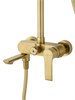 WONZON & WOGHAND Душевая система BRILLIANT, Брашированное золото (WW-88047079-BG) WW-88047079-BG