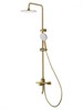 WONZON & WOGHAND Душевая система CLICK, Брашированное золото (WW-N3S962-BG) WW-N3S962-BG
