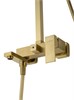 WONZON & WOGHAND Душевая система CUBE, Брашированное золото (WW-88739016-BG) WW-88739016-BG