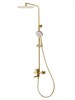 WONZON & WOGHAND Душевая система FRAME, Брашированное золото (WW-88739010-BG) WW-88739010-BG