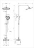 WONZON & WOGHAND Душевая система , Брашированное золото (WW-B3200-BG) WW-B3200-BG
