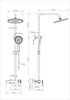 WONZON & WOGHAND Душевая система , Брашированное золото (WW-B3517-BG) WW-B3517-BG