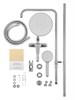 WONZON & WOGHAND Душевая система , Хром (WW-B2168-A-CR) WW-B2168-A-CR