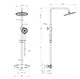 WONZON & WOGHAND Душевая система с термостатом CAPSULE, Хром (WW-B3031-A-CR) WW-B3031-A-CR