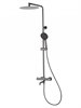 WONZON & WOGHAND Душевая система с термостатом STICK, Темный графит (WW-88739903-BGM) WW-88739903-BGM