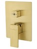 WONZON & WOGHAND Душевая система встраиваемая CUBE 2.0, Брашированное золото (WW-88087068-BG) WW-88087068-BG
