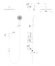 WONZON & WOGHAND Душевая система встраиваемая STICK, Брашированный никель (WW-88939017-BN) WW-88939017-BN