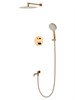 WONZON & WOGHAND Душевая система с термостатом встраиваемая STICK, Розовое золото (WW-88929010-RG) WW-88929010-RG