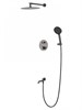 WONZON & WOGHAND Душевая система с термостатом встраиваемая STICK, Темный графит (WW-88929010-BGM) WW-88929010-BGM