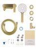 WONZON & WOGHAND Смеситель для ванны с душем BRILLIANT, Брашированное золото (WW-88037079-BG) WW-88037079-BG
