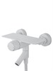 WONZON & WOGHAND Смеситель для ванны с душем CLICK, Белый матовый (WW-FE05L221-MW) WW-FE05L221-MW