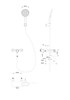 WONZON & WOGHAND Смеситель для ванны с душем CLICK, Черный матовый (WW-FE05L221-MB) WW-FE05L221-MB