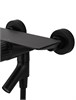 WONZON & WOGHAND Смеситель для ванны с душем CLICK, Черный матовый (WW-FE05L221-MB) WW-FE05L221-MB